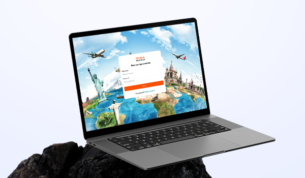 Dashboard on Laptop