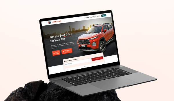 Dashboard on Laptop