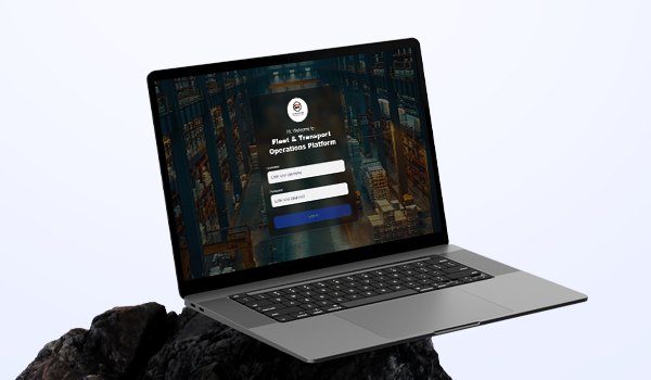 Dashboard on Laptop