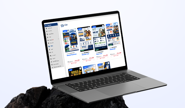 Dashboard on Laptop