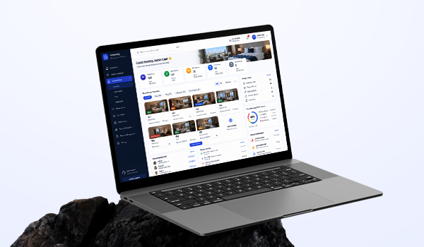 Dashboard on Laptop
