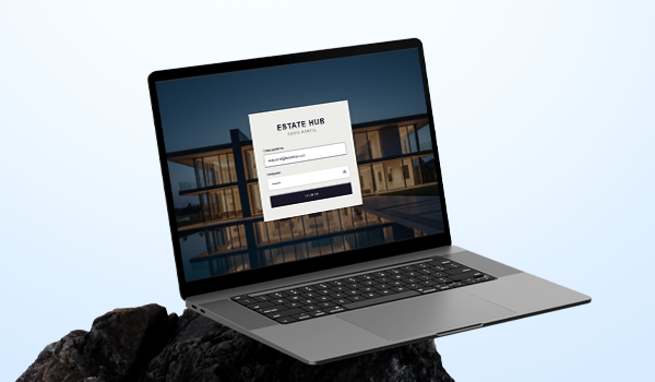 Dashboard on Laptop